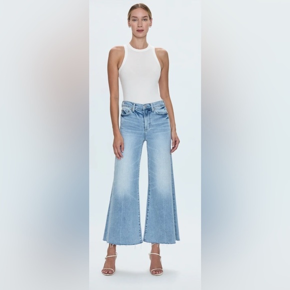 pistola Denim - Pistola IZZY MID RISE WIDE LEG CROP JEAN - STRIVE, 28